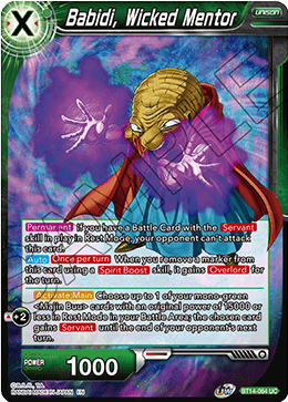 Babidi, Wicked Mentor (BT14-064) [Cross Spirits] | Fandemonia Ltd