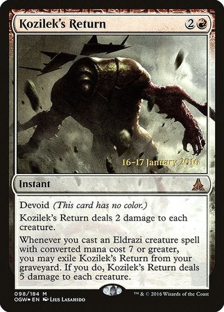 Kozilek's Return [Oath of the Gatewatch Promos] | Fandemonia Ltd