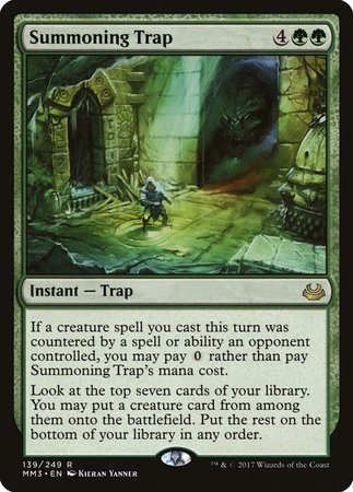 Summoning Trap [Modern Masters 2017] | Fandemonia Ltd