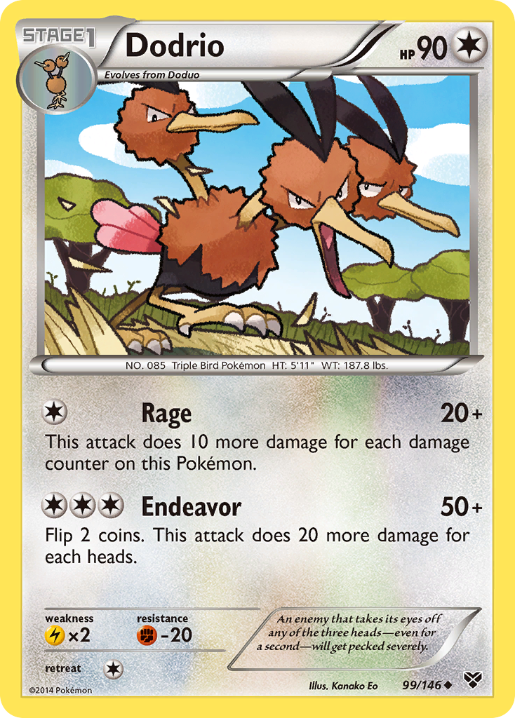 Dodrio (99/146) [XY: Base Set] | Fandemonia Ltd