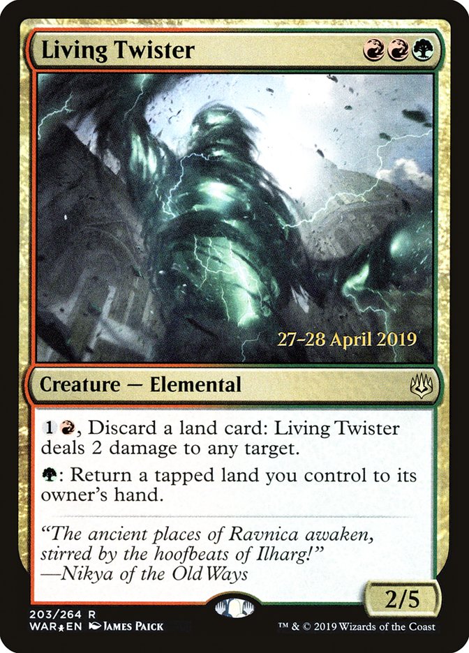 Living Twister  [War of the Spark Prerelease Promos] | Fandemonia Ltd