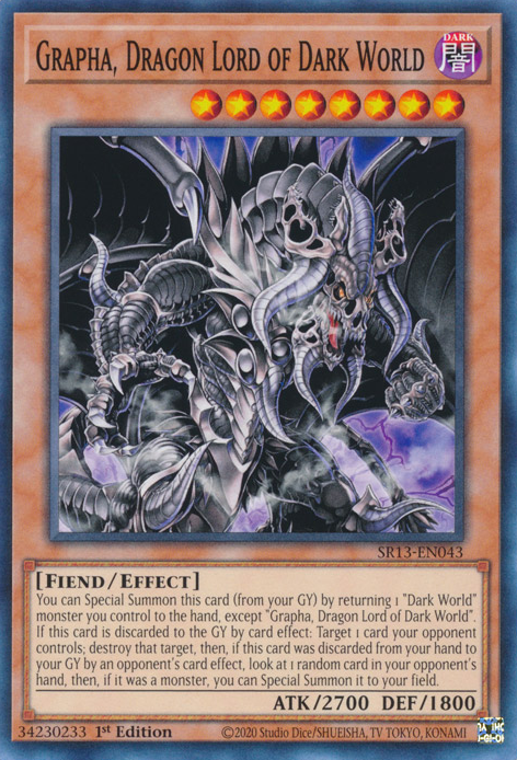 Grapha, Dragon Lord of Dark World [SR13-EN043] Common | Fandemonia Ltd