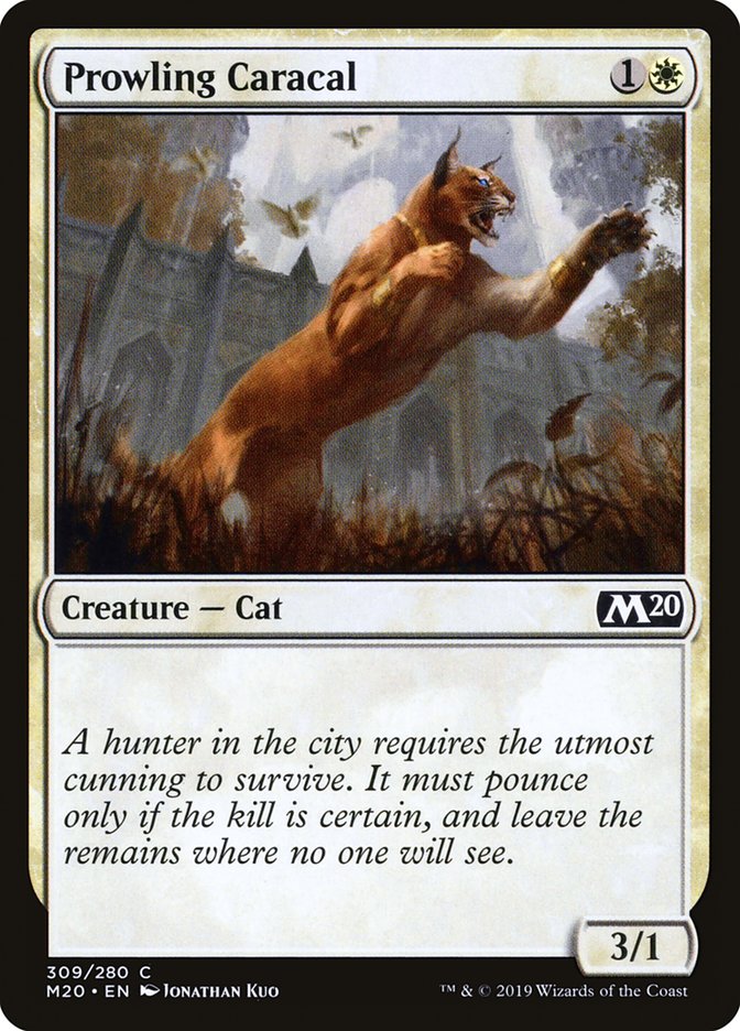 Prowling Caracal [Core Set 2020] | Fandemonia Ltd