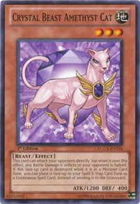 Crystal Beast Amethyst Cat [LCGX-EN156] Common | Fandemonia Ltd