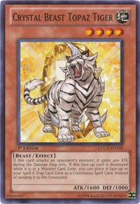 Crystal Beast Topaz Tiger [LCGX-EN158] Common | Fandemonia Ltd