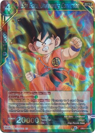 Son Goku, Unwavering Conviction [DB3-116] | Fandemonia Ltd