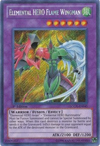 Elemental HERO Flame Wingman [LCGX-EN045] Secret Rare | Fandemonia Ltd