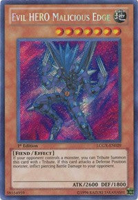 Evil HERO Malicious Edge [LCGX-EN029] Secret Rare | Fandemonia Ltd