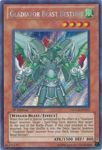 Gladiator Beast Bestiari [LCGX-EN237] Secret Rare | Fandemonia Ltd