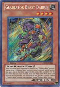 Gladiator Beast Darius [LCGX-EN244] Secret Rare | Fandemonia Ltd