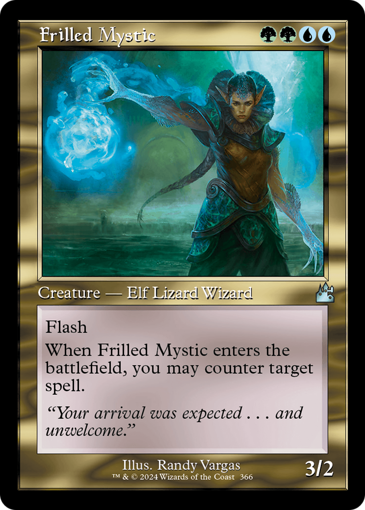 Frilled Mystic (Retro Frame) [Ravnica Remastered] | Fandemonia Ltd