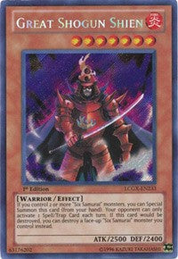 Great Shogun Shien [LCGX-EN233] Secret Rare | Fandemonia Ltd