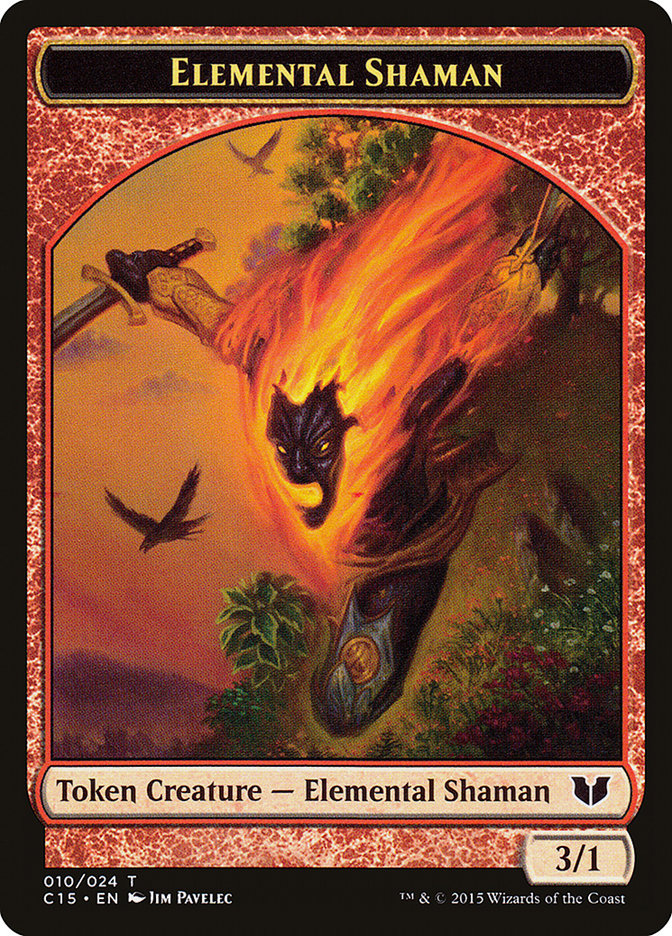 Elemental Shaman Token [Commander 2015 Tokens] | Fandemonia Ltd