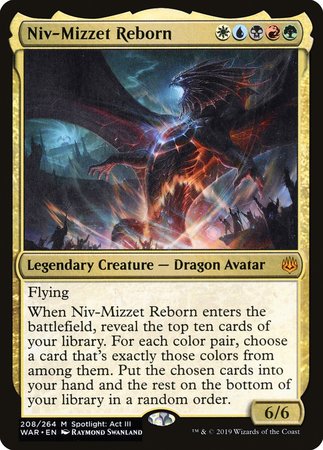 Niv-Mizzet Reborn [War of the Spark] | Fandemonia Ltd