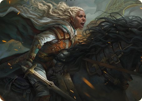 Eowyn, Fearless Knight Art Card [The Lord of the Rings: Tales of Middle-earth Art Series] | Fandemonia Ltd