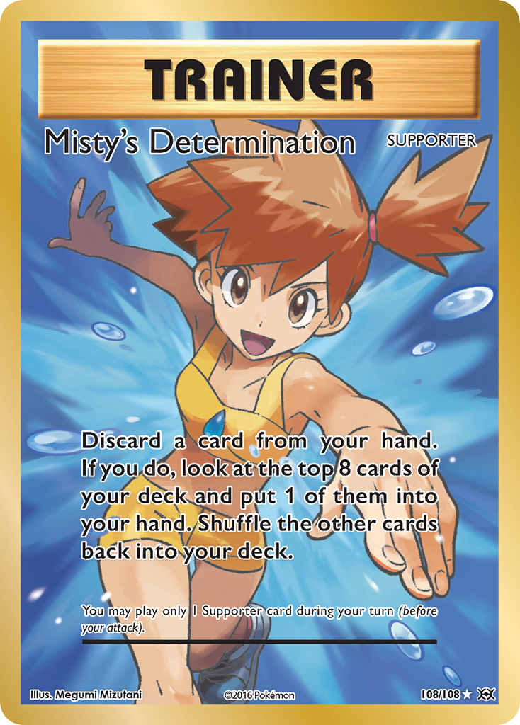 Misty's Determination (108/108) [XY: Evolutions] | Fandemonia Ltd