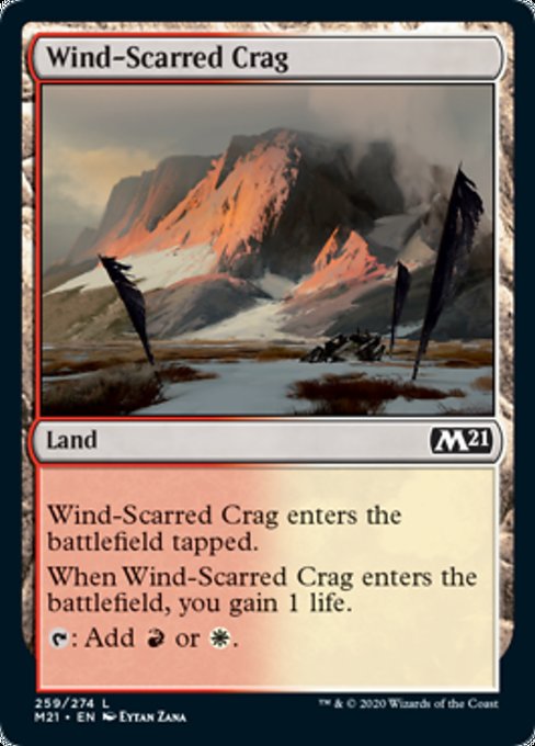 Wind-Scarred Crag [Core Set 2021] | Fandemonia Ltd