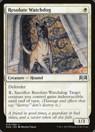 Resolute Watchdog [Ravnica Allegiance] | Fandemonia Ltd