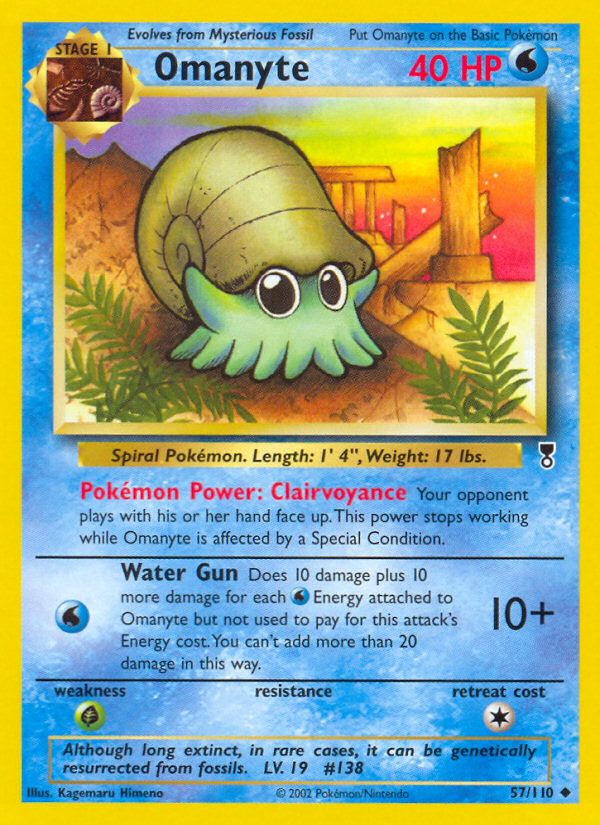 Omanyte (57/110) [Legendary Collection] | Fandemonia Ltd