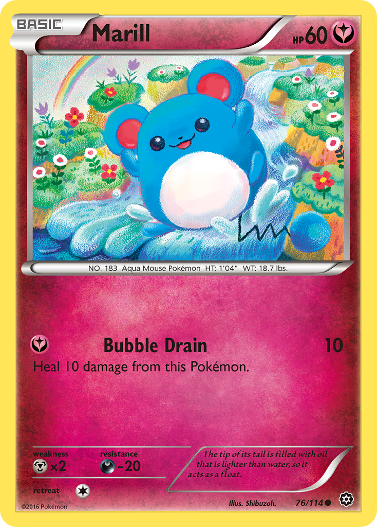 Marill (76/114) [XY: Steam Siege] | Fandemonia Ltd