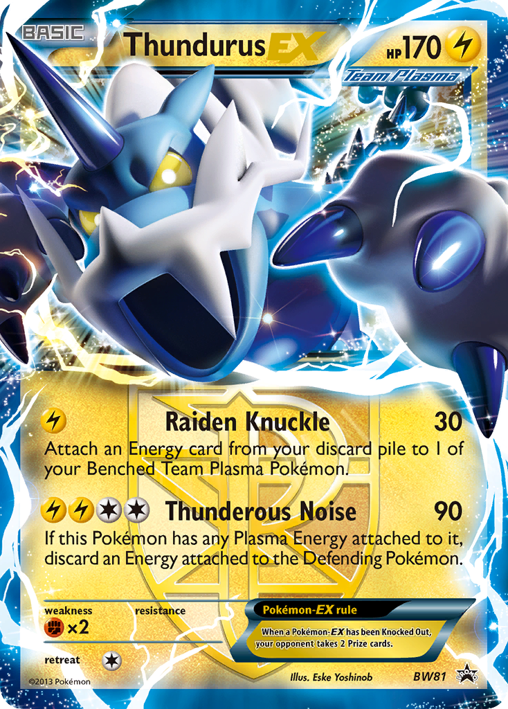 Thundurus EX (BW81) [Black & White: Black Star Promos] | Fandemonia Ltd