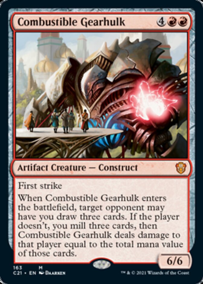 Combustible Gearhulk [Commander 2021] | Fandemonia Ltd