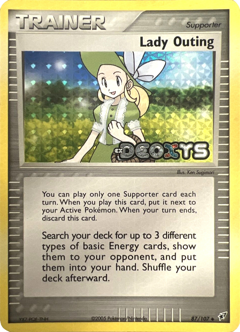 Lady Outing (87/107) (Stamped) [EX: Deoxys] | Fandemonia Ltd