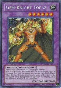 Gem-Knight Topaz [HA05-EN021] Secret Rare | Fandemonia Ltd