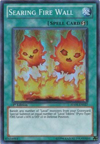 Searing Fire Wall [HA05-EN027] Super Rare | Fandemonia Ltd