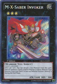 M-X-Saber Invoker [ORCS-EN099] Secret Rare | Fandemonia Ltd