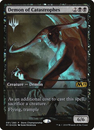 Demon of Catastrophes [Core Set 2019 Promos] | Fandemonia Ltd