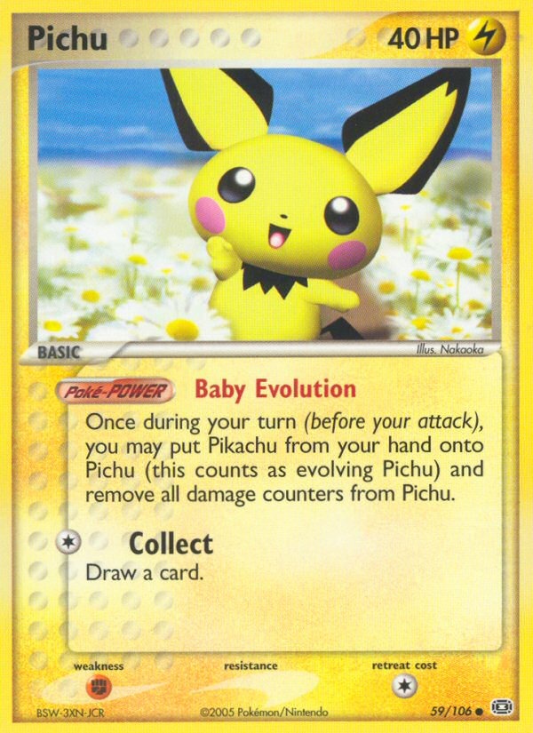 Pichu (59/106) [EX: Emerald] | Fandemonia Ltd