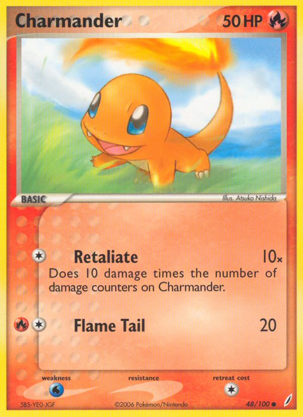 Charmander (48/100) [EX: Crystal Guardians] | Fandemonia Ltd