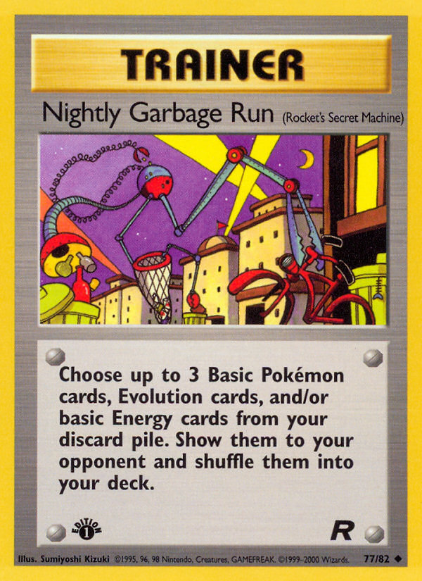 Nightly Garbage Run (77/82) [Team Rocket 1st Edition] | Fandemonia Ltd