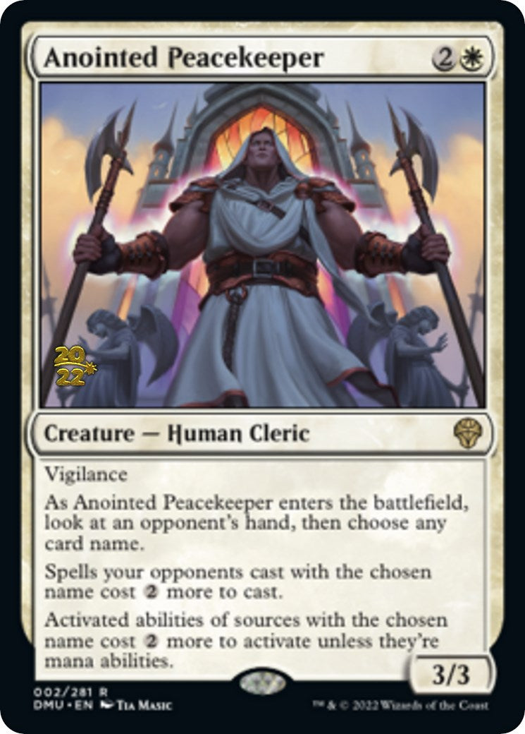 Anointed Peacekeeper [Dominaria United Prerelease Promos] | Fandemonia Ltd