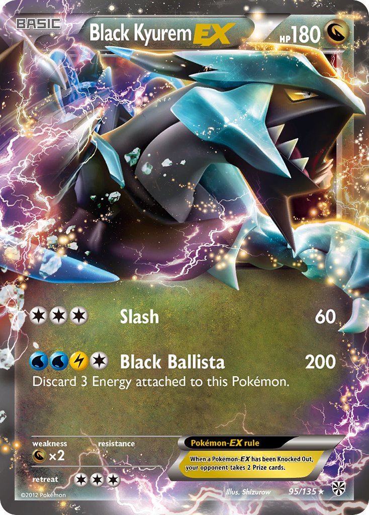 Black Kyurem EX (95/135) [Black & White: Plasma Storm] | Fandemonia Ltd