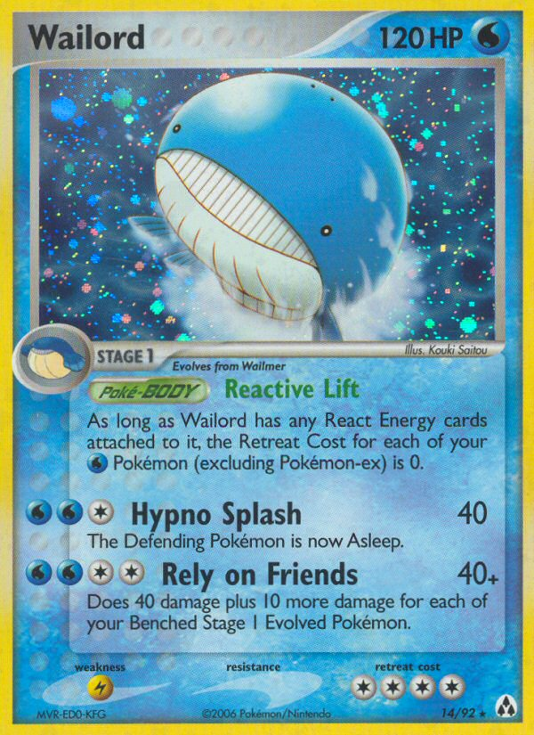 Wailord (14/92) [EX: Legend Maker] | Fandemonia Ltd