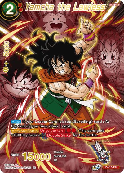 Yamcha the Lawless (Alternate Art) [P-215] | Fandemonia Ltd