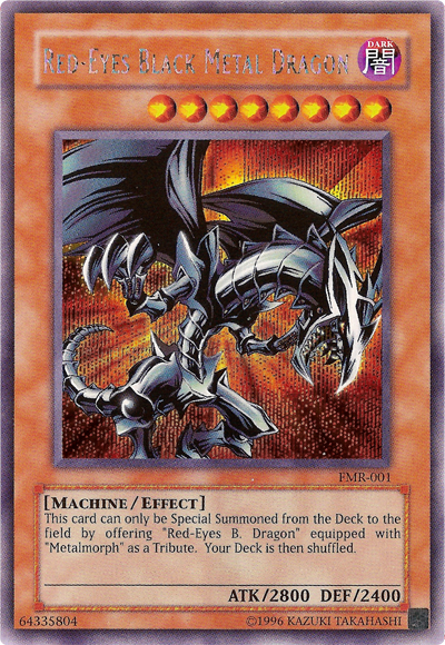 Red-Eyes Black Metal Dragon (Forbidden Memories) [FMR-001] Prismatic Secret Rare | Fandemonia Ltd