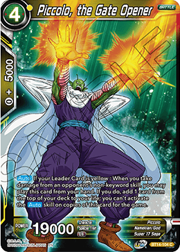 Piccolo, the Gate Opener (BT14-104) [Cross Spirits] | Fandemonia Ltd