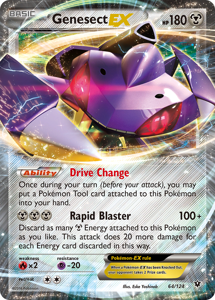 Genesect EX (64/124) [XY: Fates Collide] | Fandemonia Ltd