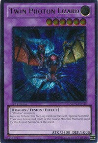 Twin Photon Lizard (UTR) [ORCS-EN039] Ultimate Rare | Fandemonia Ltd