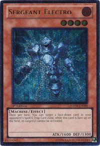 Sergeant Electro (UTR) [PHSW-EN090] Ultimate Rare | Fandemonia Ltd