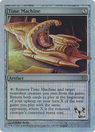 Time Machine (Alternate Foil) [Unhinged] | Fandemonia Ltd