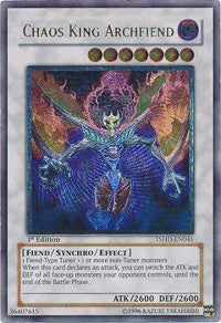 Chaos King Archfiend (UTR) [TSHD-EN041] Ultimate Rare | Fandemonia Ltd