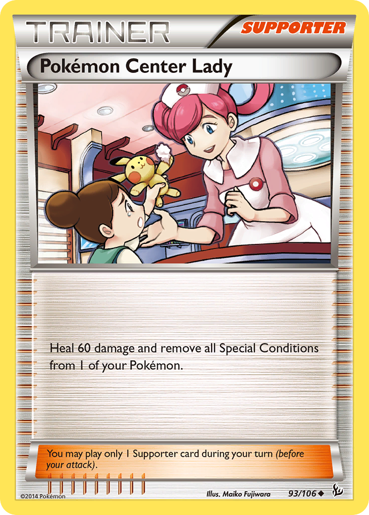 Pokemon Center Lady (93/106) [XY: Flashfire] | Fandemonia Ltd