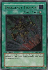 Emergency Teleport (UTR) [TDGS-EN053] Ultimate Rare | Fandemonia Ltd