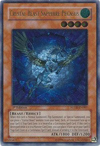 Crystal Beast Sapphire Pegasus (UTR) [FOTB-EN007] Ultimate Rare | Fandemonia Ltd