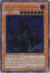 Great Shogun Shien (UTR) [STON-EN013] Ultimate Rare | Fandemonia Ltd