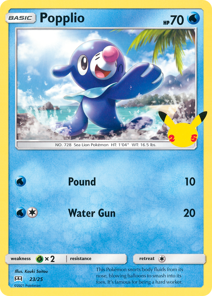 Popplio (23/25) [McDonald's 25th Anniversary] | Fandemonia Ltd